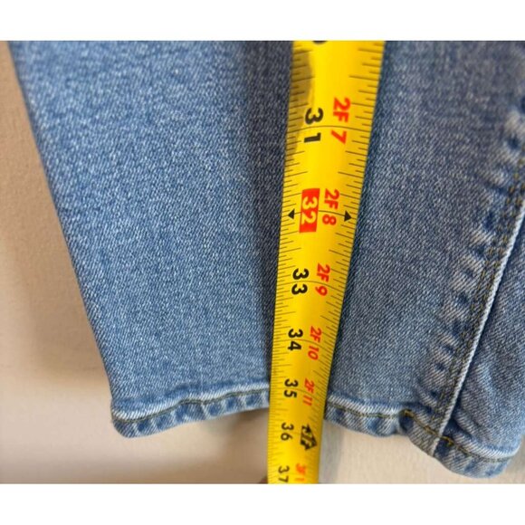 Reiss Womens High Rise Button Fly Skinny Jeans Blue Denim Size 28R Regular - Picture 9 of 12